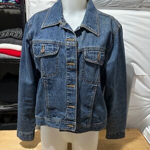 Bill Blass Dark Blue Jean Jacket